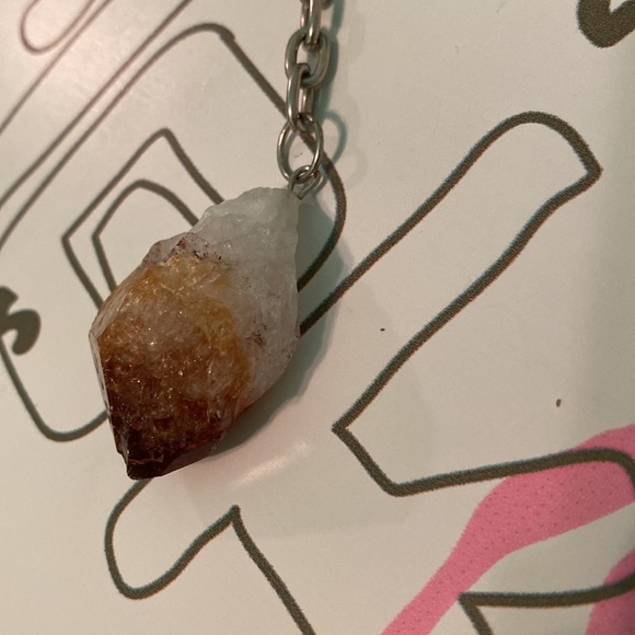 Citrine Keychain Crystal - Picture 3 of 8